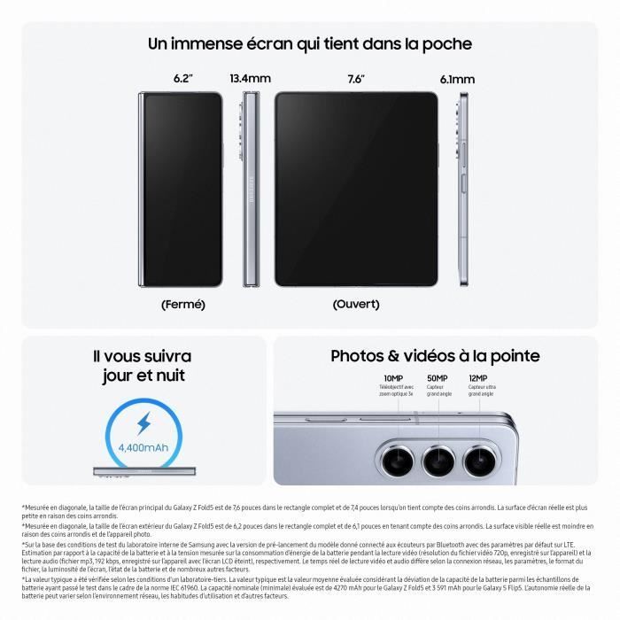 SAMSUNG Galaxy Z Fold5 1TB Cream