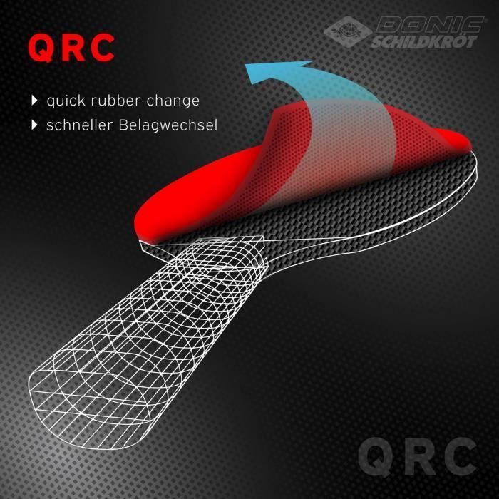 Tafeltennisracket - Schildkröt - 758221 - 100% Carbon - Liga QRC Coating - One Size