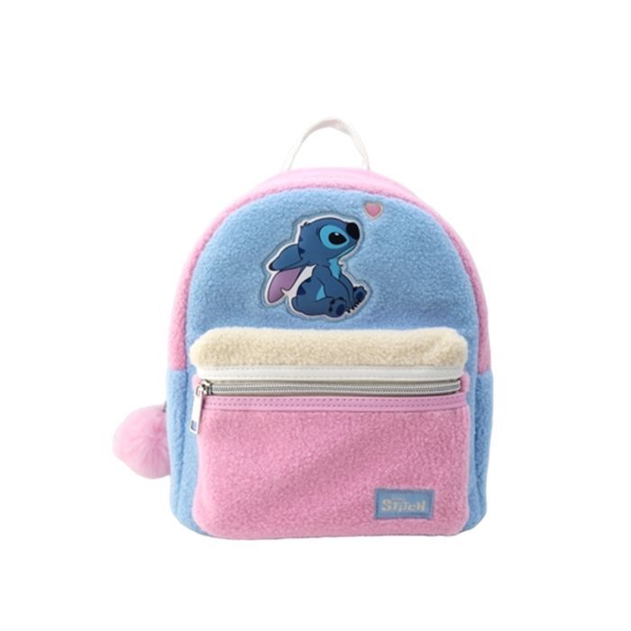 Sac à dos enfant - NOMADICT - Fashion Stitch Reveur - Rose - Bretelles rembourrées - Plusieurs compartiments