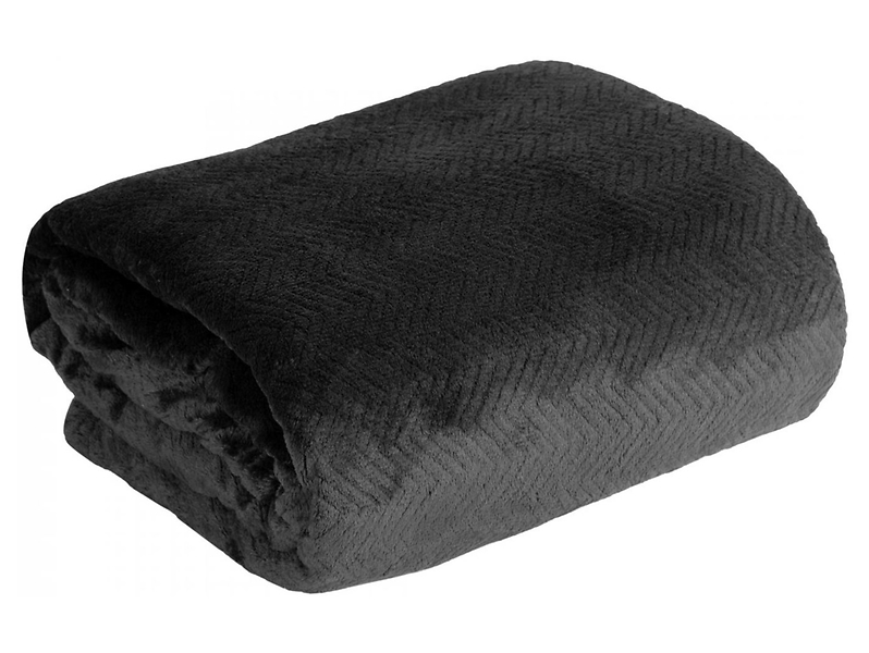 Koc Cindy 170x210 cm czarny