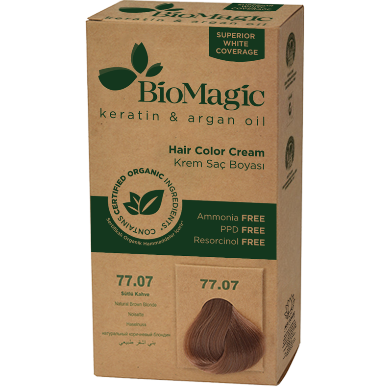 Biomagisk keratin- och arganolja