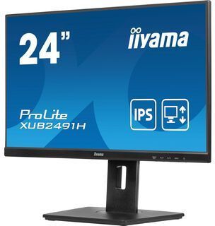 PC-monitor - IIYAMA - 23,8 inch - Full HD - 100 Hz - IPS-paneel - 0,5 ms - Verstelbare standaard + draaifunctie - Prolite XUB2491H-B1