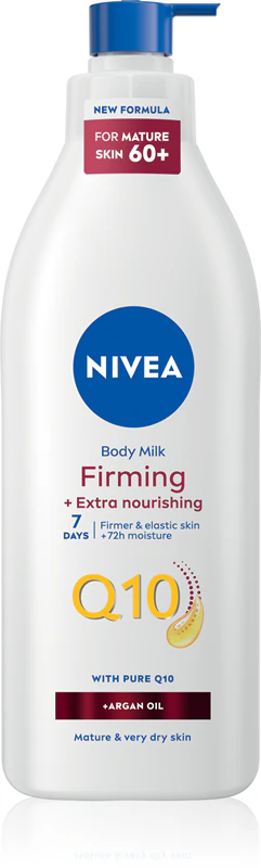 Leite Corporal Firmador NIVEA Q10 + Nutrição Extra