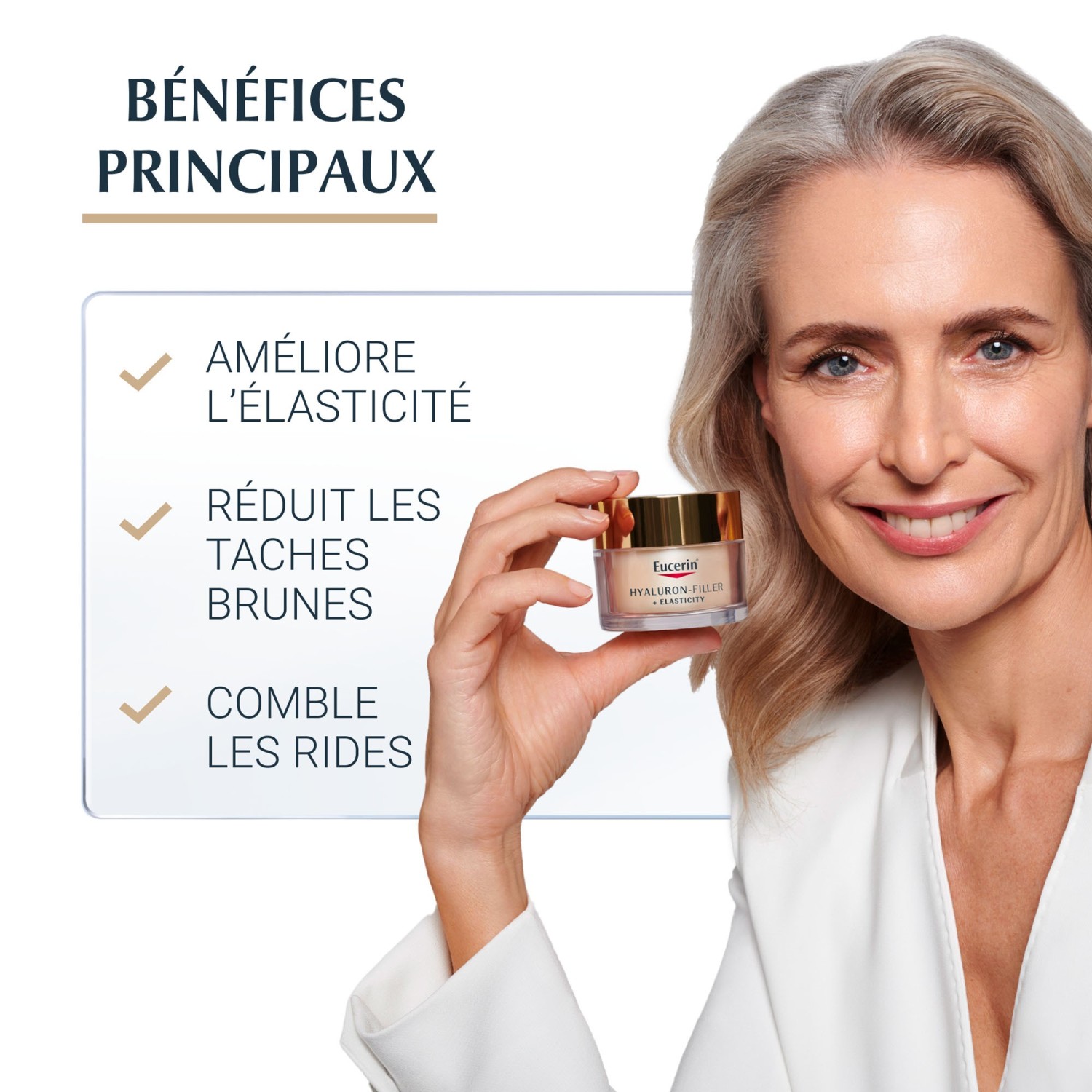 Eucerin EUCERIN HYALURON-FILLER + ELASTICITY Soin de Jour SPF 15 50 ml
