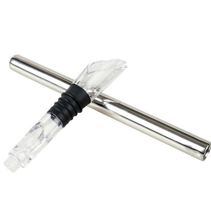 3-in-1-Weinkühler aus Edelstahl mit Belüfter und Ausgießer, Weinzubehör, 1 Set