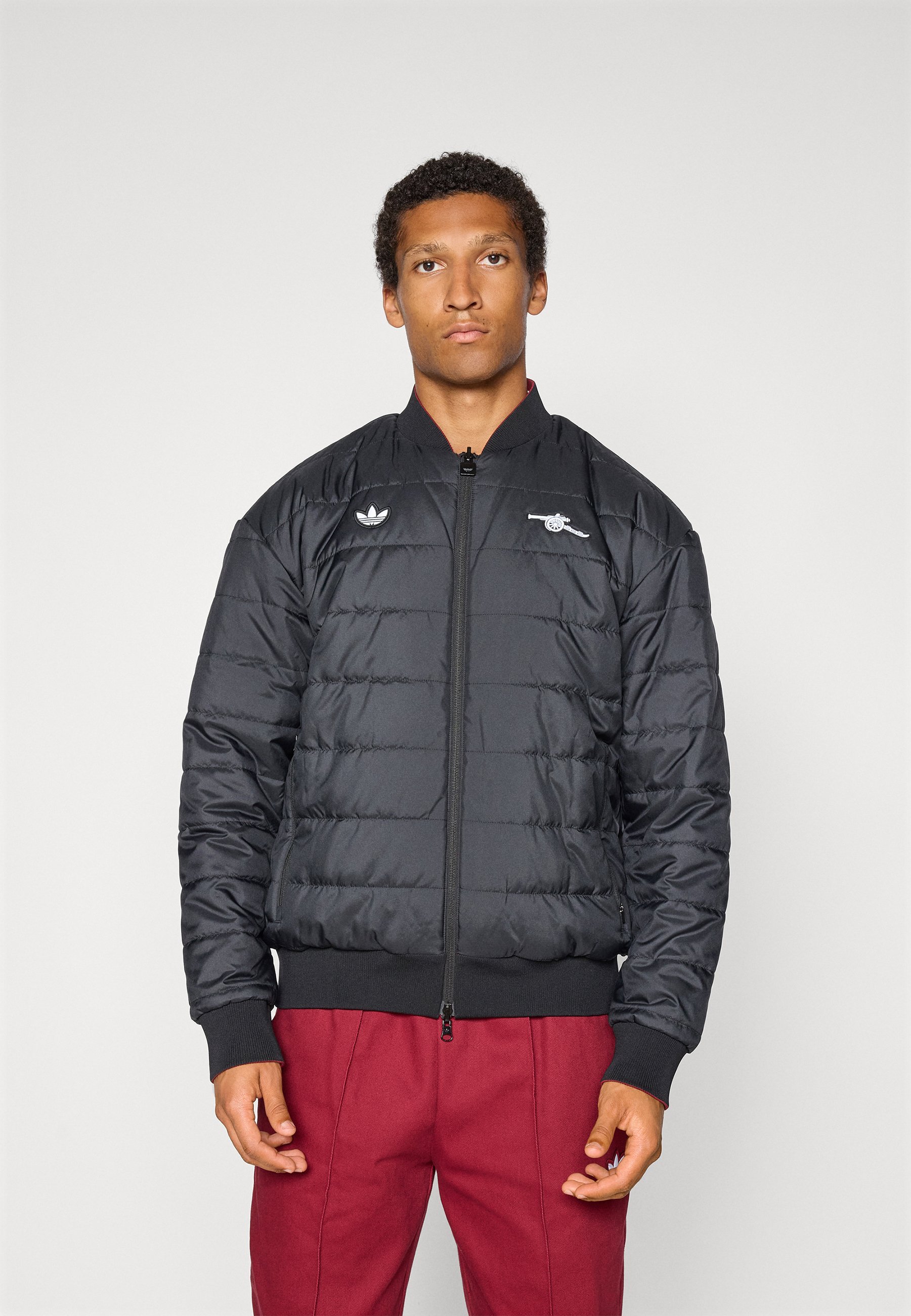 adidas Originals ARSENAL FC ICON DZSEKI - Klubmez - csapat bordó/fekete