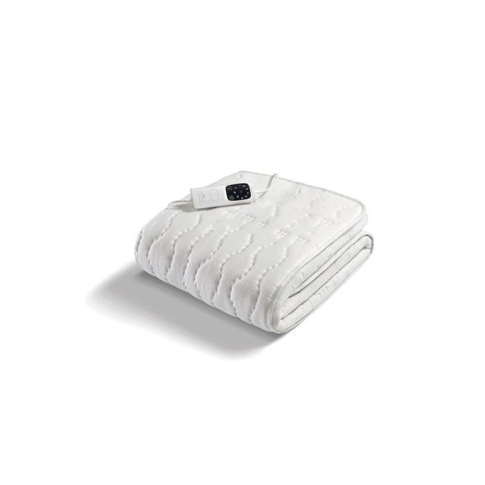Manta eléctrica Dreamland, cubrecolchón eléctrico Cosy Dreamer, 150 W, blanco