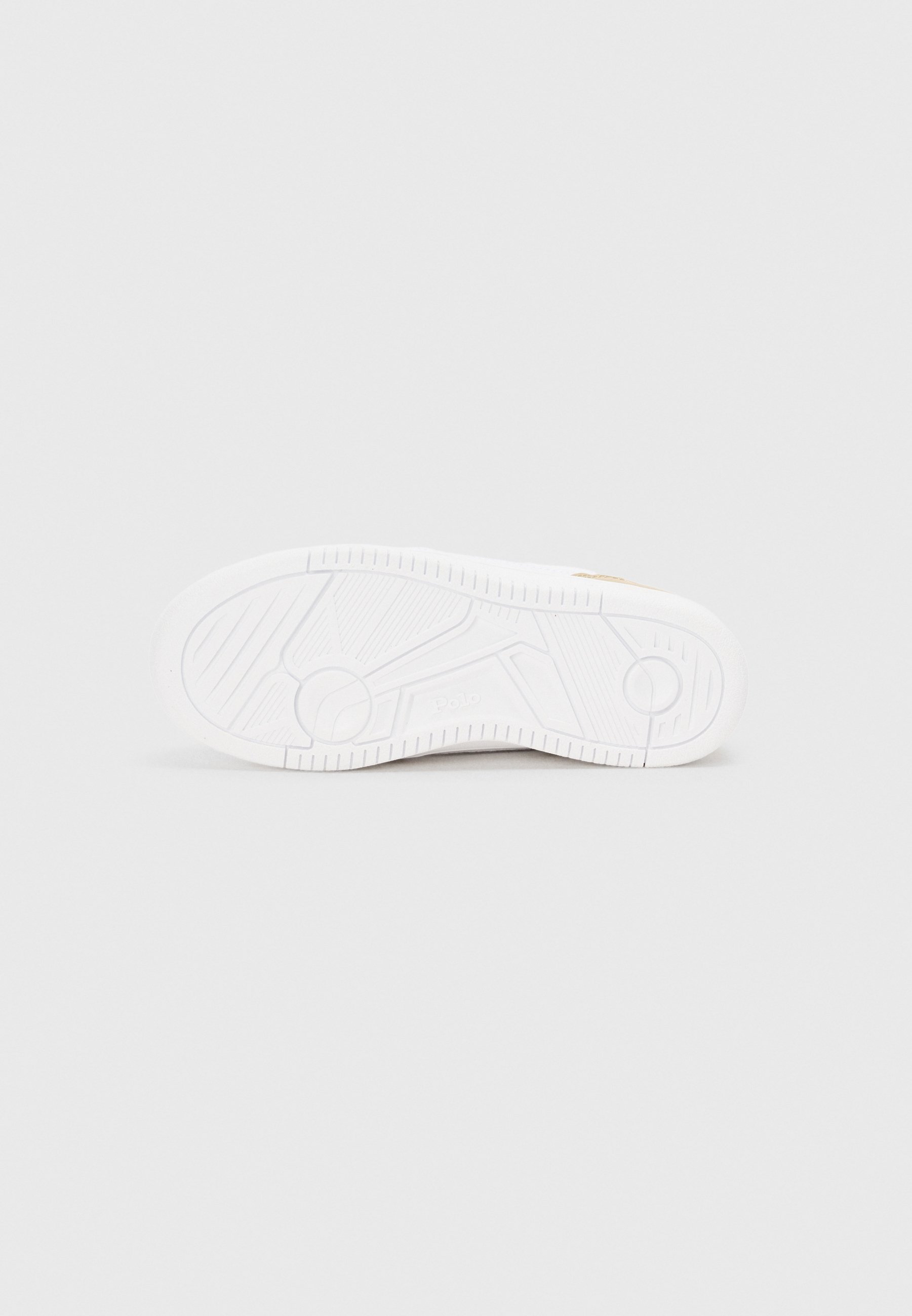 Baskets Polo Ralph Lauren MASTERS COURT II UNISEXE - blanches/dorées