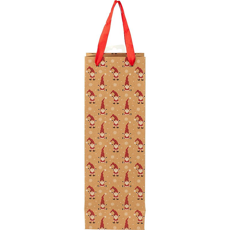 Hjem Flaskepose 36x12,5x8 cm Kraft