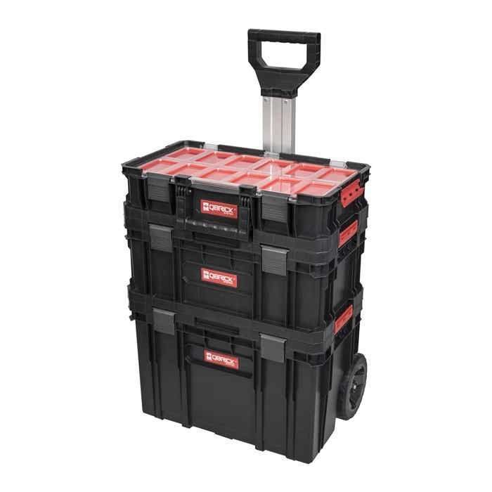Kit de herramientas con ruedas - QBRICK - Z251248PG003 - Negro - Polipropileno - Ruedas de PP y eje metálico