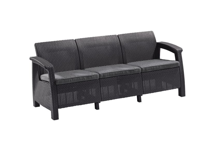 Sofa 3-osobowa Corfu Max Love - grafit