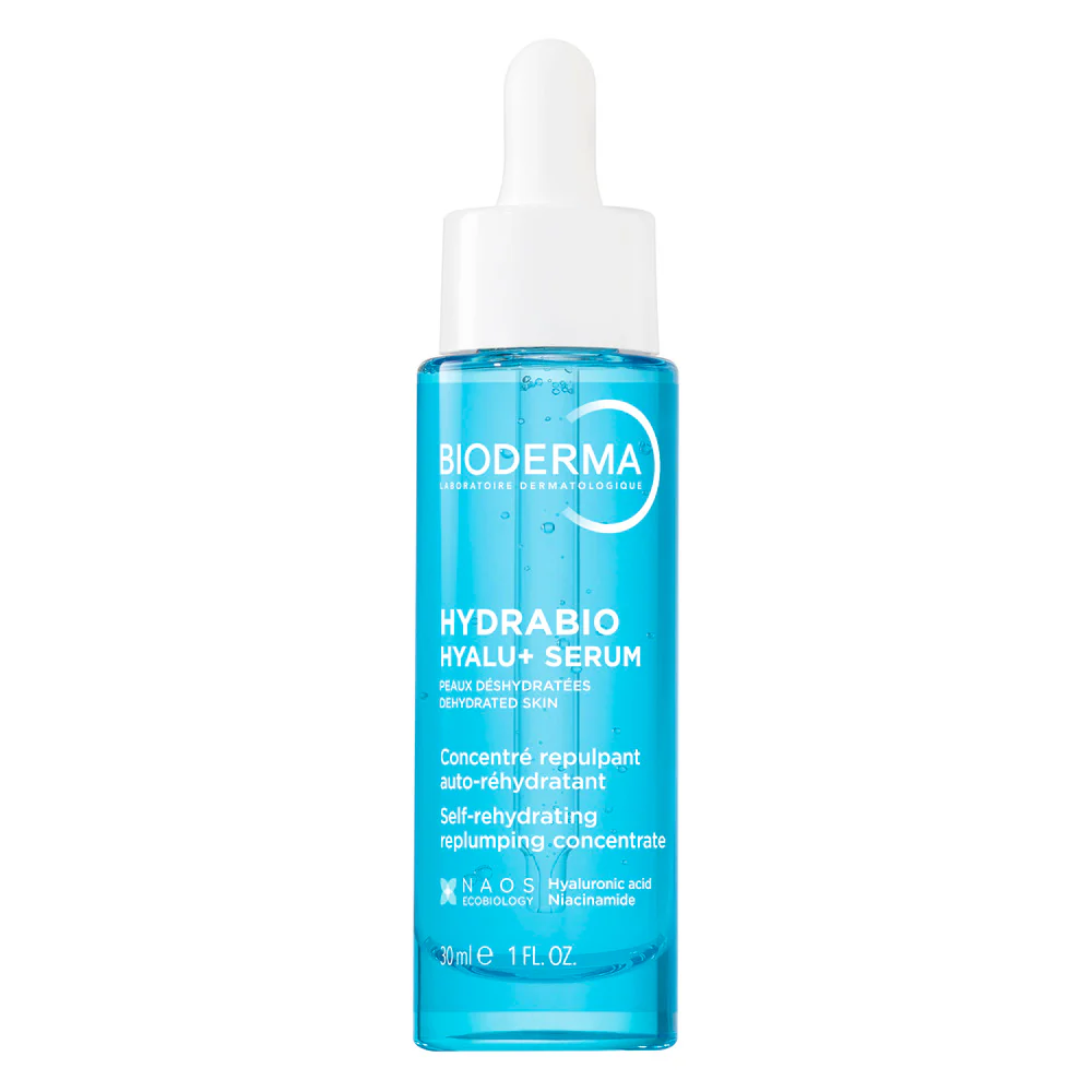 Hydrabio Hyalu+ Serum - Siero viso idratante, Trattamento Riparatore, Siero viso illuminante