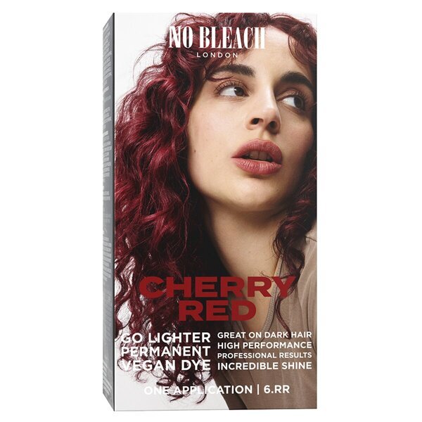 Sada na permanentné vegánske farbenie bez bielidla London Cherry Red