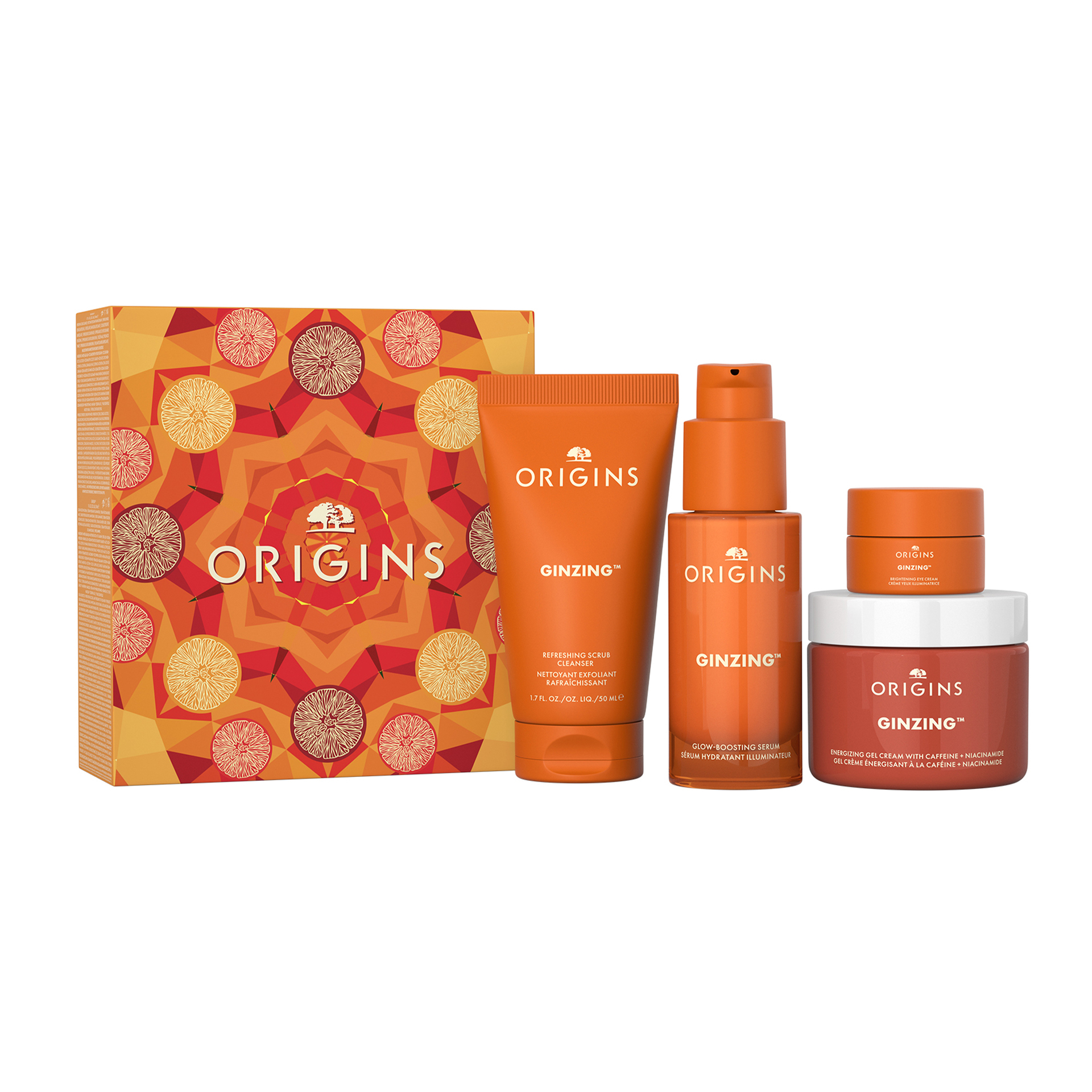 Cutie cadou Ginzing Glowing Essentials - Origins