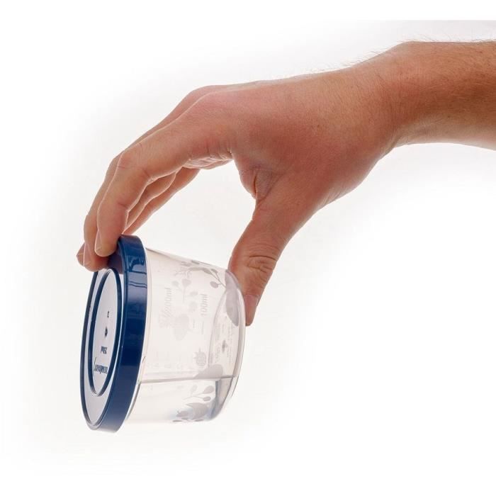 Set di 5 contenitori per alimenti - THERMOBABY - 250 ml - Ermetici e senza BPA