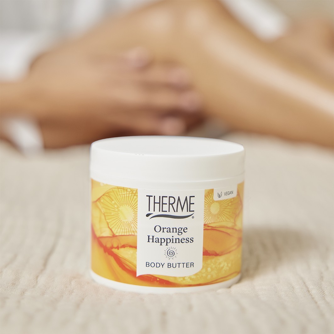 THERME maslac za tijelo s mirisom naranče i sreće - 225 g