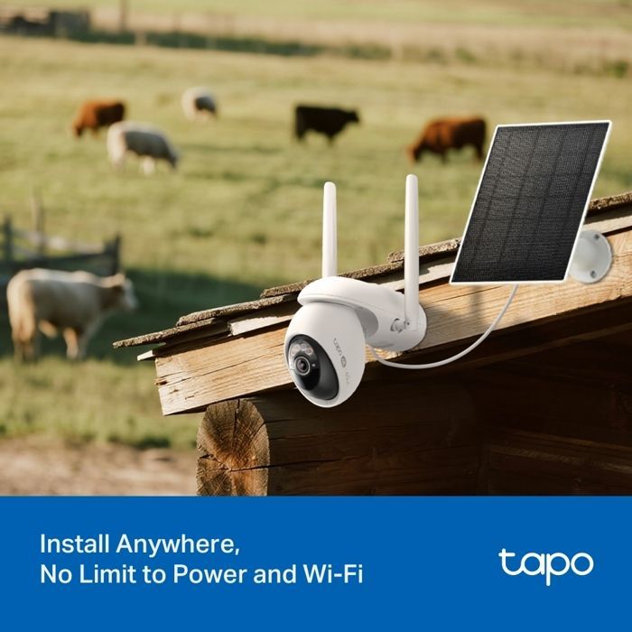 Kit de cámara de vigilancia - TP-LINK - Tapo C665G KIT - WiFi 4G - Panorámica - Alimentación solar