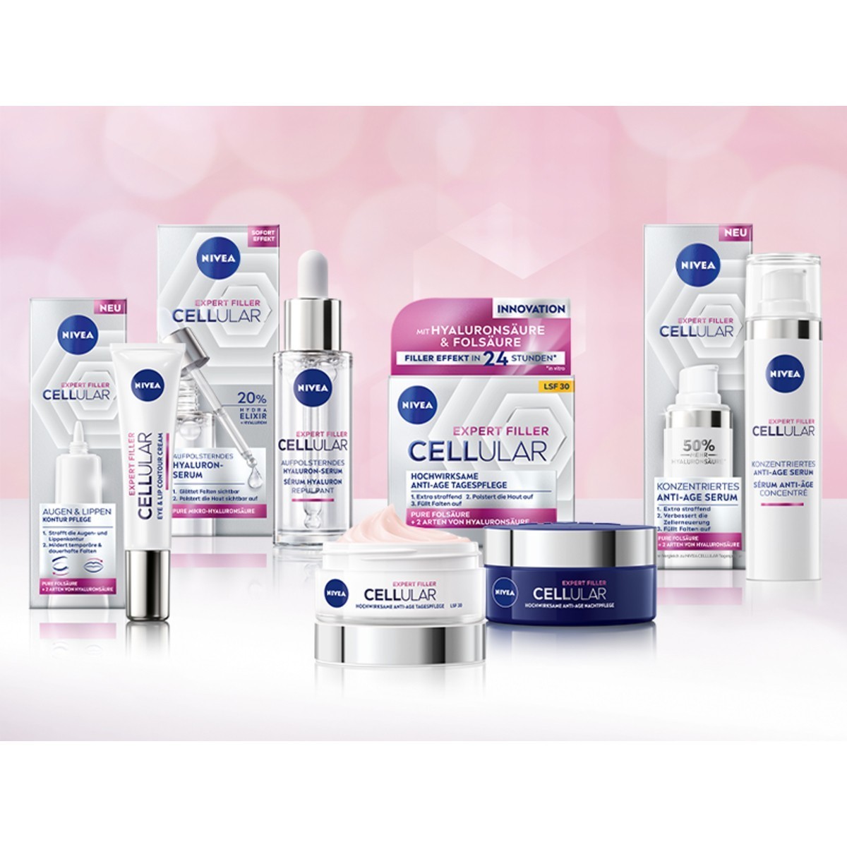 NIVEA Cellular senėjimą stabdantis kremas nuo senėjimo LSF 15 -