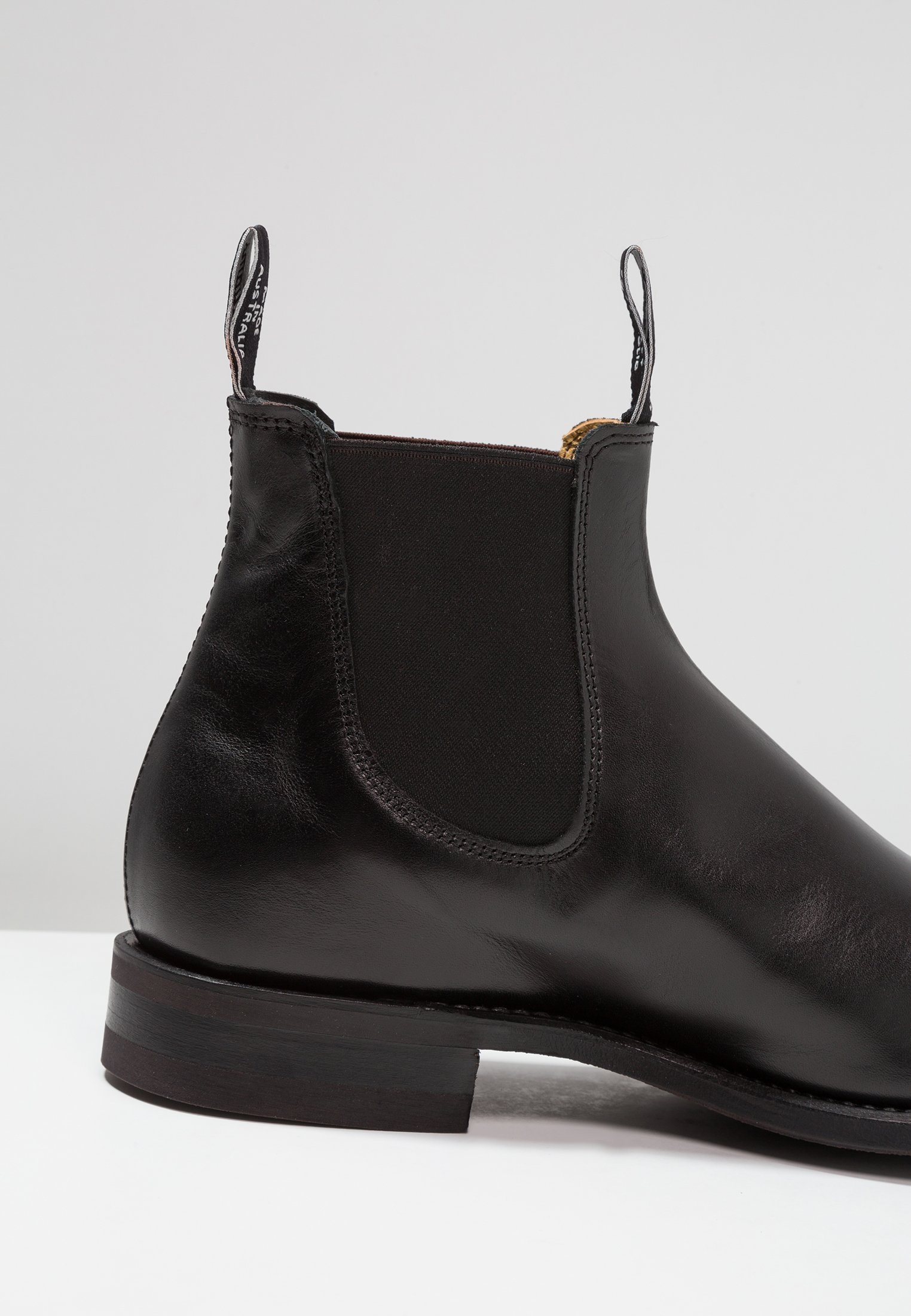 RM WILLIAMS COMFORT CRAFTSMAN SQUARE G FIT - Klassieke enkellaarsjes - zwart