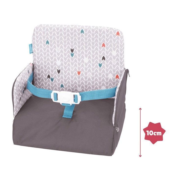 Seggiolino auto rialzato da viaggio Badabulle Yummy - Universale - Leggero - Da 6 a 36 mesi