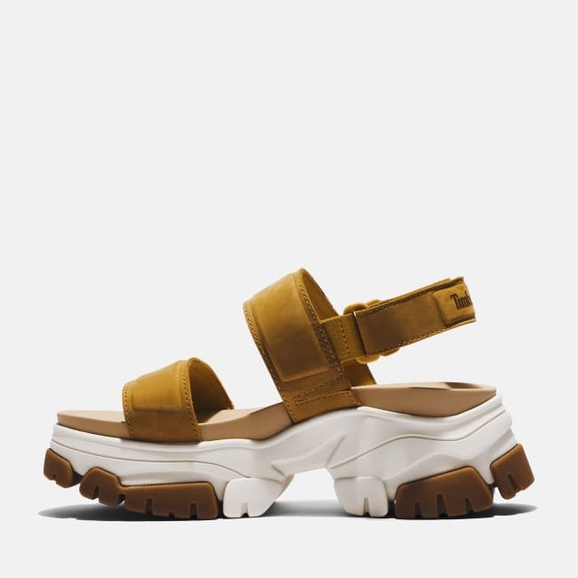 Sandalo a Doppia Fascia Adley Way da Donna in                giallo