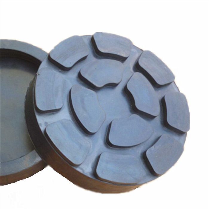 Rubberen pads voor voertuigliften - Virex® - 4 stuks - Diameter 123 mm - Voor 110 mm plaat