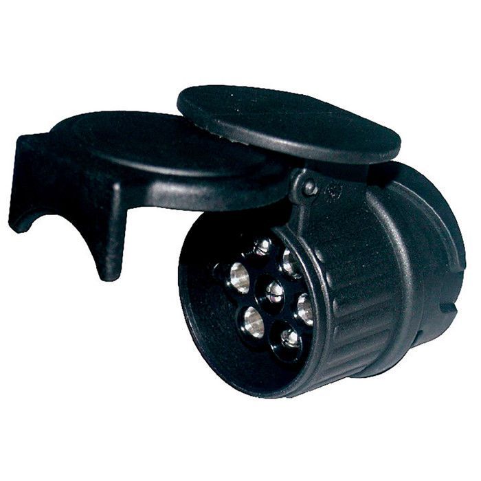 Adaptador de enchufe de remolque de 7 pines a 13 pines (lado del coche)