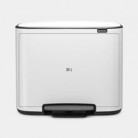 Cestino a pedale BRABANTIA Bo - 36 L - Bianco