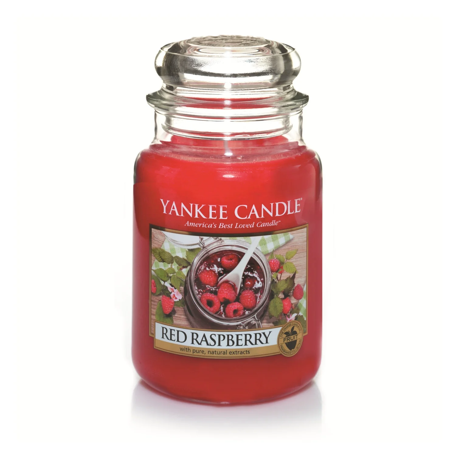 Jar Candles Red Raspberry - Candela Profumata