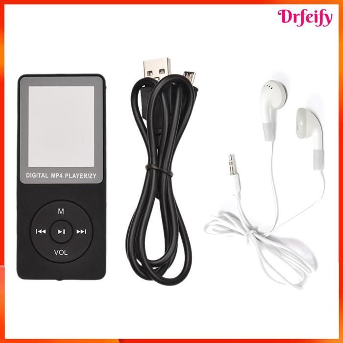 Lecteur MP3/MP4 portable - AKOZON - 32 Go - Écran 1,8 pouces - Radio FM - Haut-parleur intégré