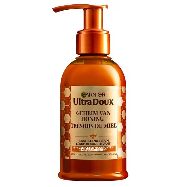 Garnier Ultra Doux Secret of Honey atkuriamasis plaukų serumas 115 ml