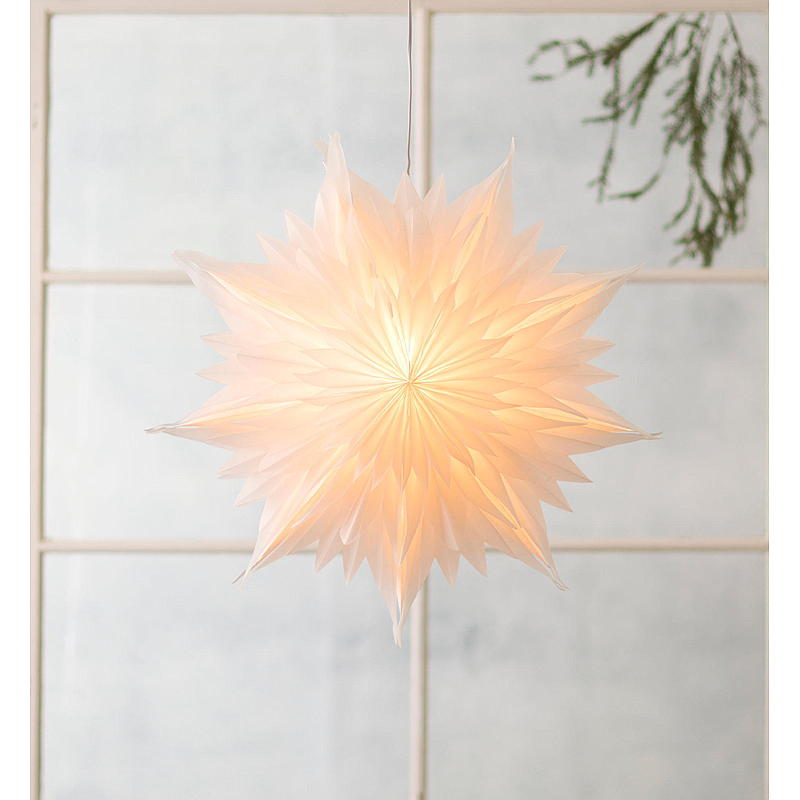 Leichter Weihnachtsstern (70 cm), Schneeflocke