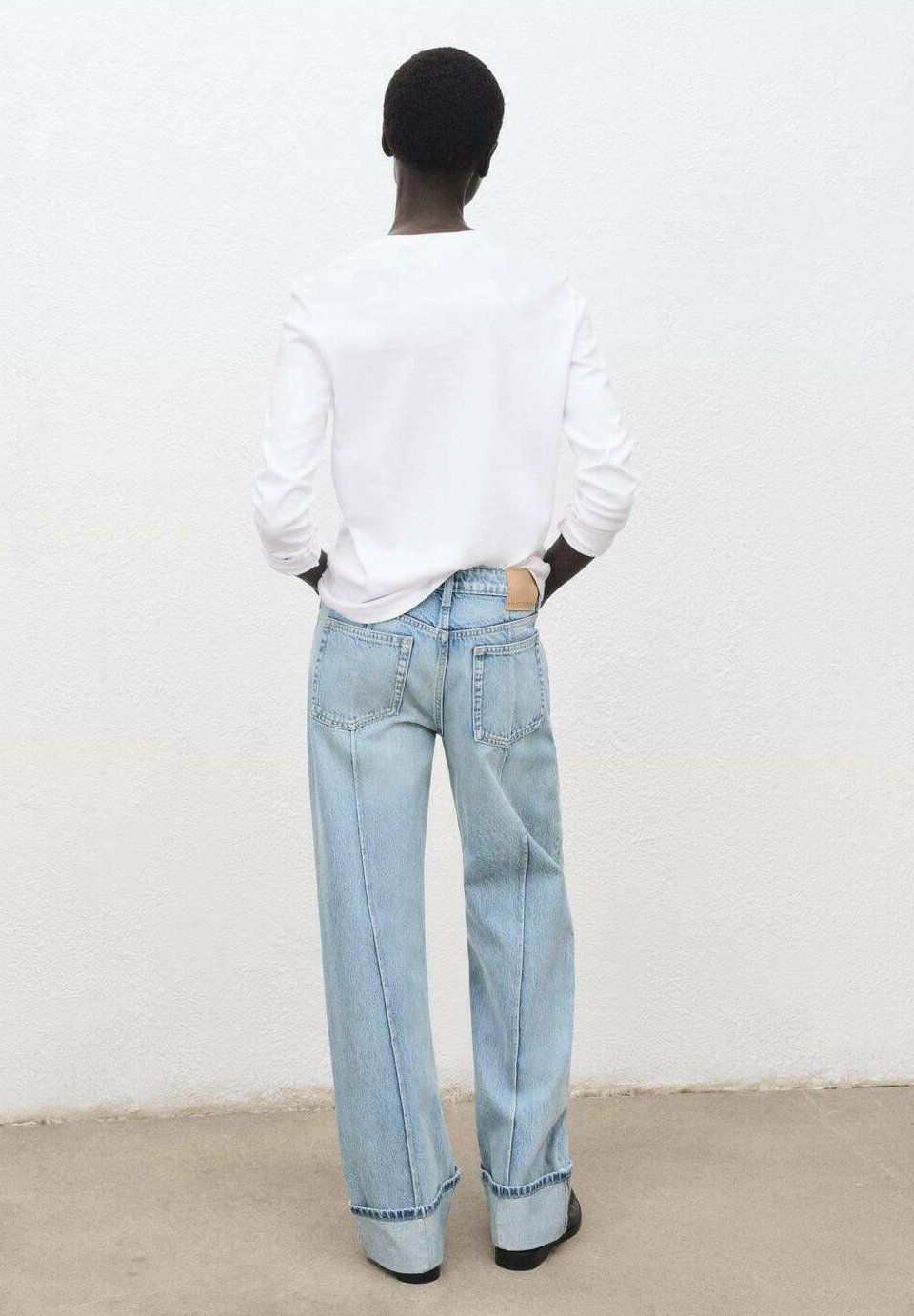 Mango Relaxed Fit jeans - blauw