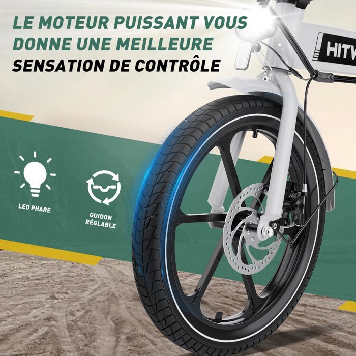 HITWAY Vélo électrique pliable 16