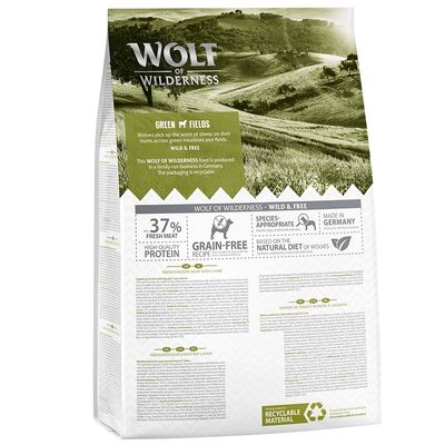 Wolf of Wilderness Senior „Green Fields“ Lamm – getreidefrei