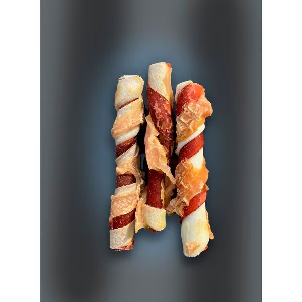 Srednji trio štapići od ružinog drveta Hondensnacks<br>3 x 30g