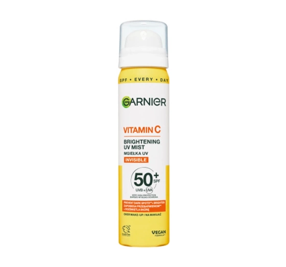 Garnier Vitamin C mgiełka UV spray na makijaż Invisible SPF50  75 ml