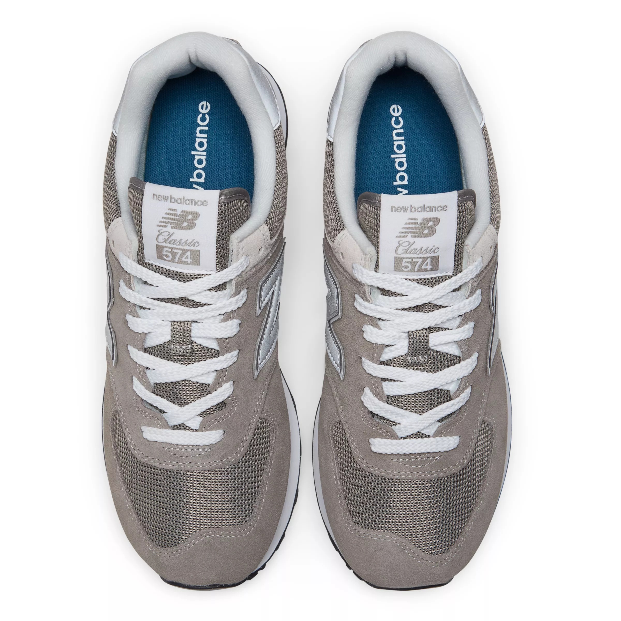 574 Core Grey with White