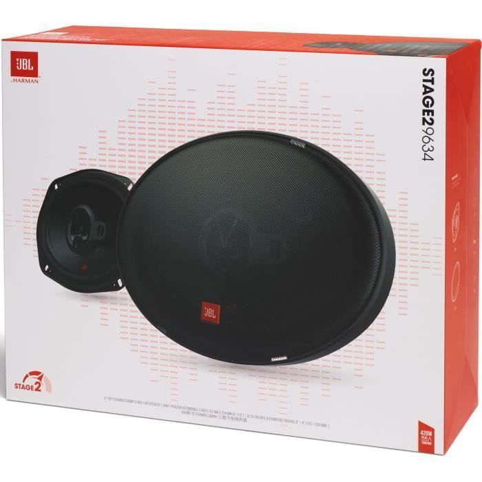Kit de altavoces empotrables para coche JBL STAGE2 9634 - 420 W