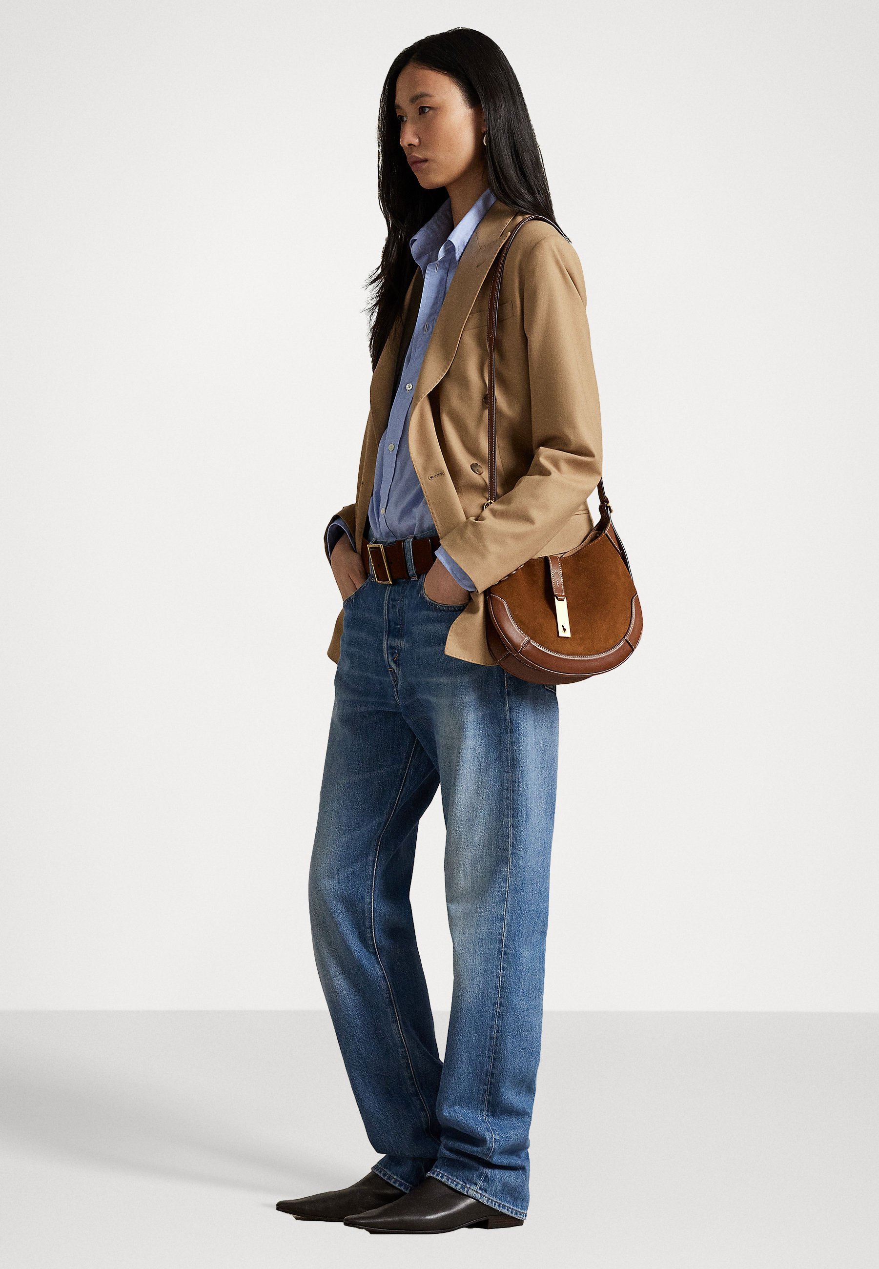 Polo Ralph Lauren double-breasted stretchwollen blazer - Blazer - camel