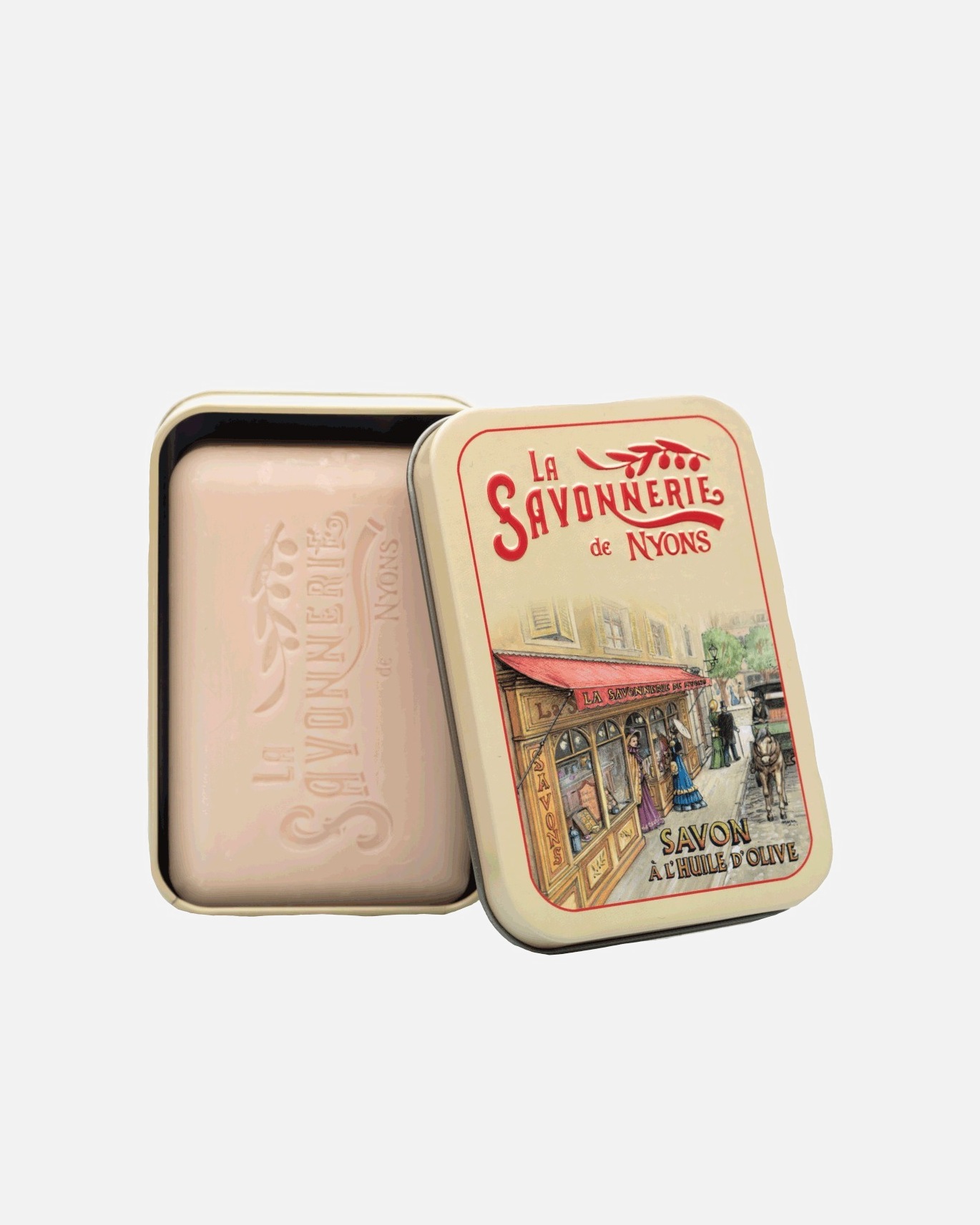 La Savonnerie de Nyons Savon 200g Fleur de Coton et Boîte Métal Boutique