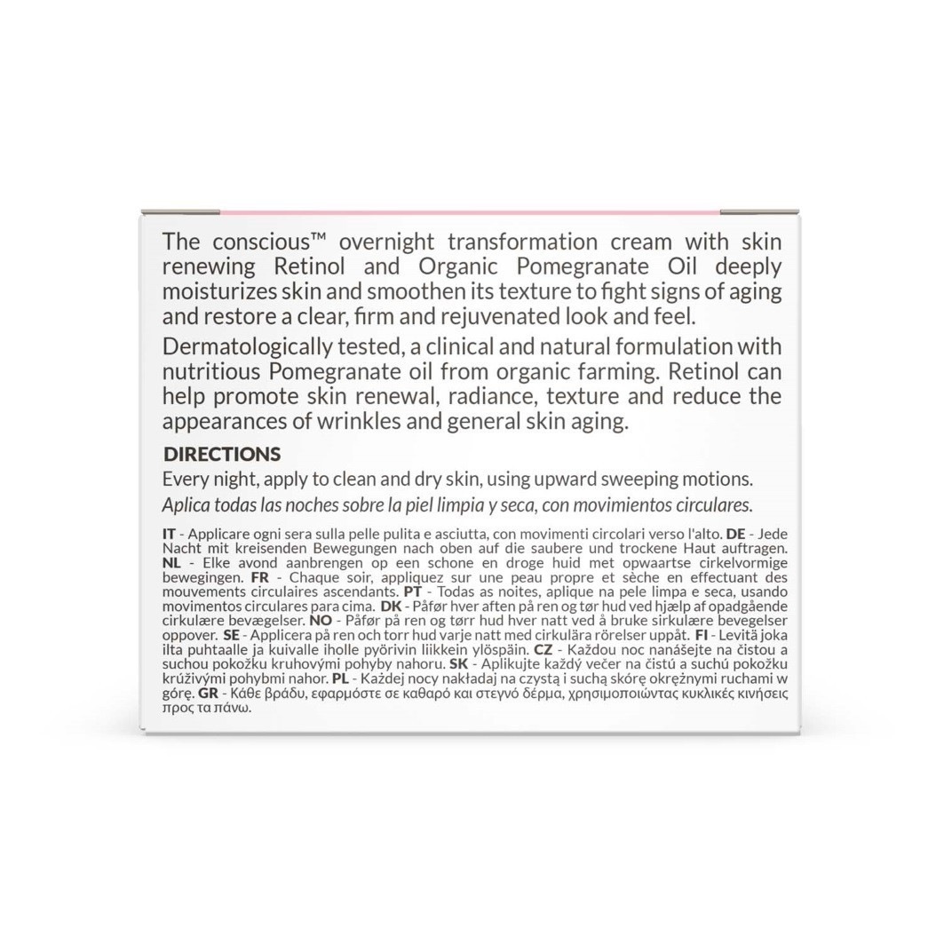 The conscious™ noćna krema s retinolom protiv bora - 50 ml