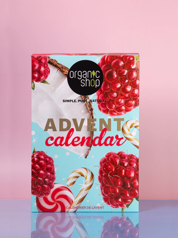 24-dnevni adventni koledar za dobro počutje iz naravne kozmetike Organic Shop Natural Beauty