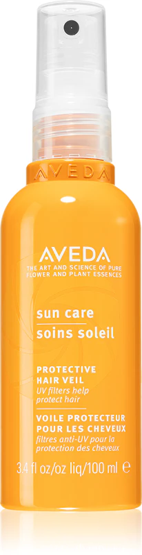 Aveda Sun Care Protective Hair Veil spray à prova d'água para cabelos expostos aos raios solares nocivos.