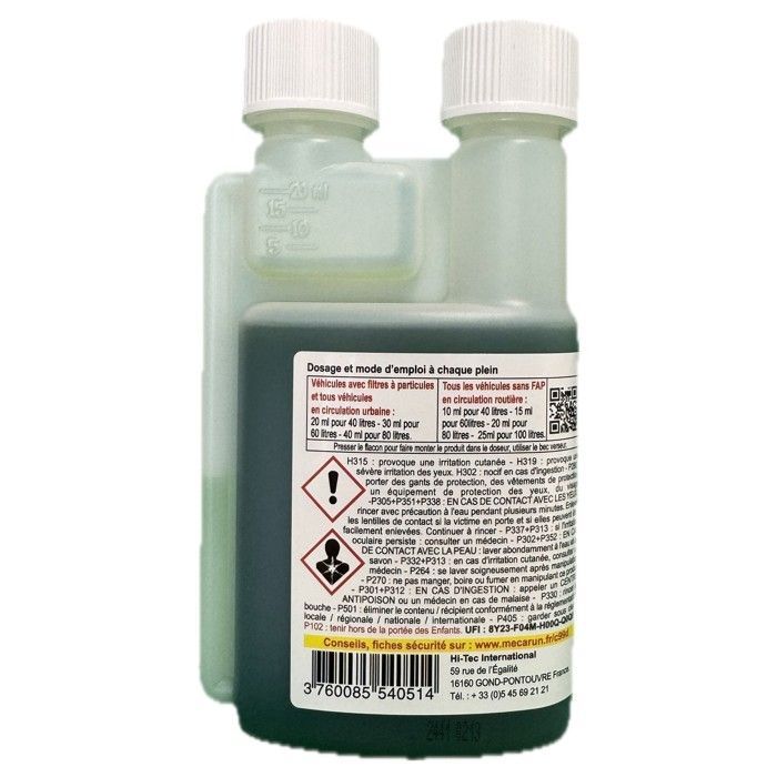 Pack décrassage Mecarun, ECO 10000 Diesel + C99 Diesel, 250ml