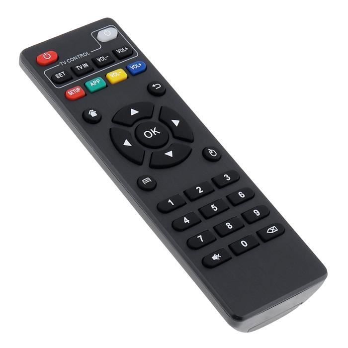 Mando a distancia universal de repuesto por infrarrojos para Android TV Box H96 Pro / V88 / MXQ / T95 / T95X / T95Z Plus / X96 TX3 Mini