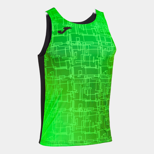  Tílko Joma Elite VIII, černé/fluorescenčně zelené