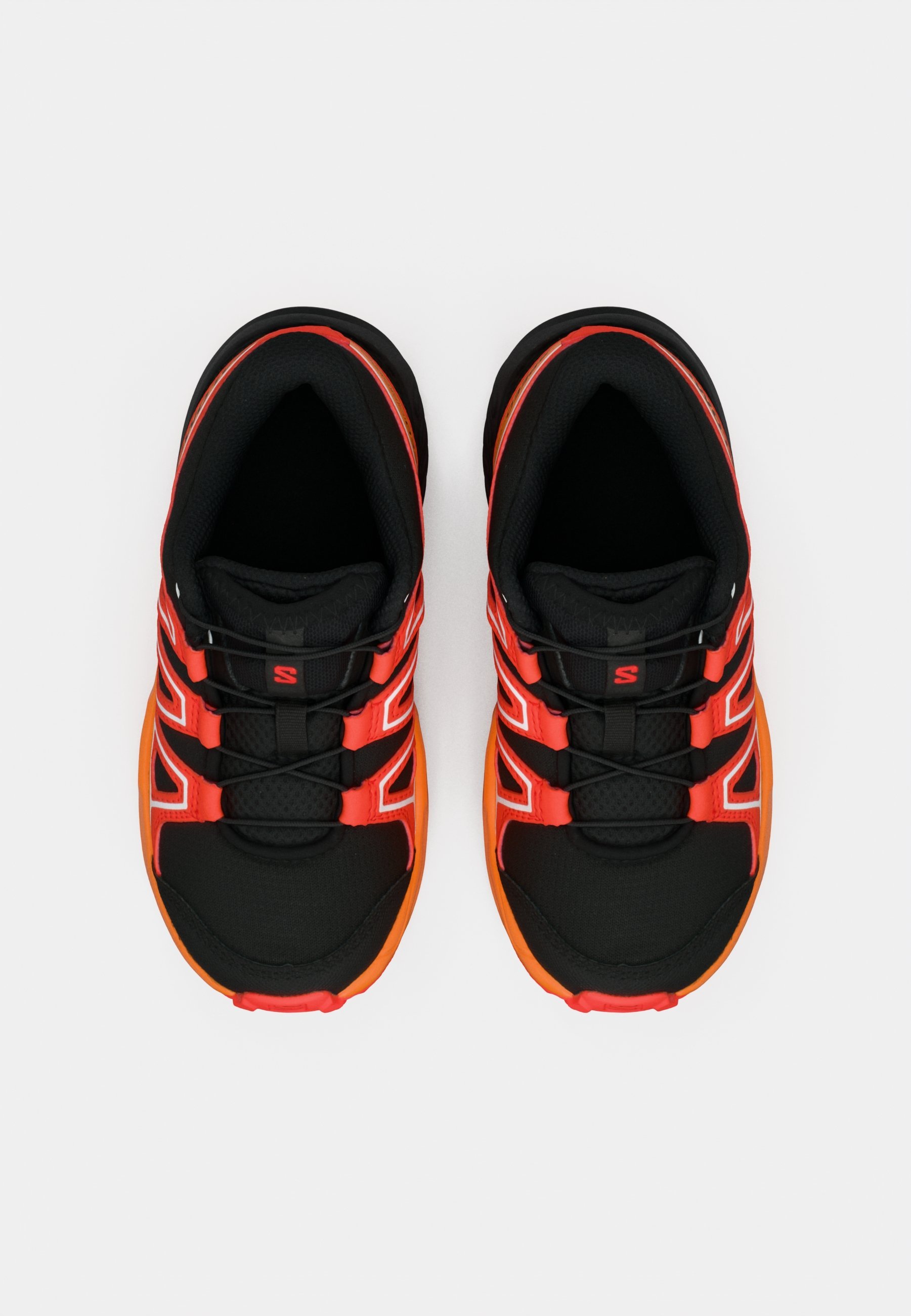 Salomon SPEEDCROSS UNISEX - Wandelschoenen - zwart/kersentomaat/kurkuma