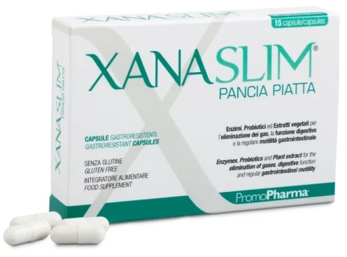 PROMOPHARMA PromoPharma Xanaslim Barriga Lisa 15 cápsulas para eliminar gases