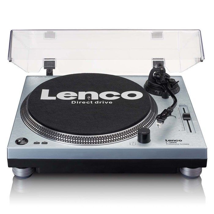 Lenco - L-3809ME - Platine à entraînement direct avec encodage USB/PC